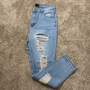 Distressed Jeans